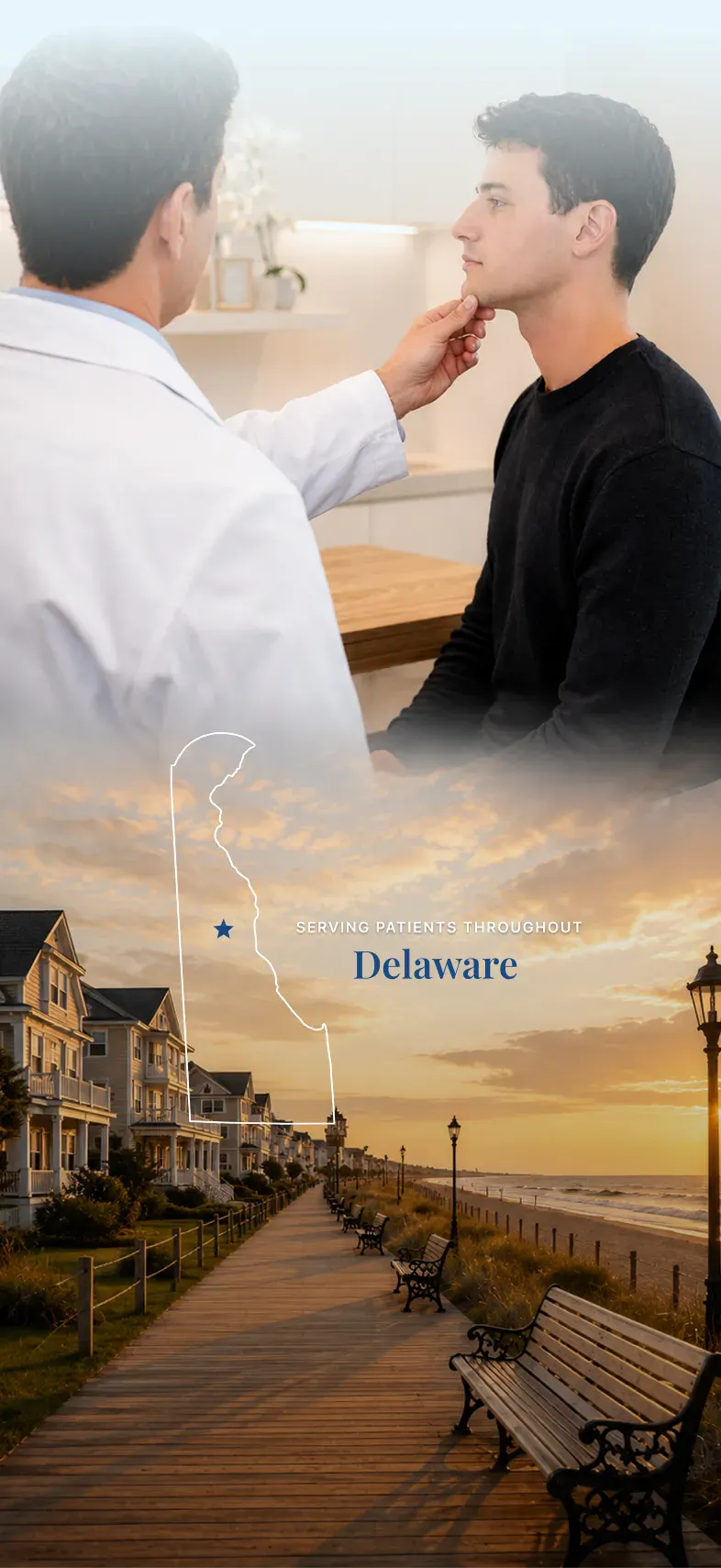 Delaware-young-brunnette-female-jaw-surgery-patient-consultation-hero-cover-mobile-2 Young woman during a jaw surgery consultation in Delaware