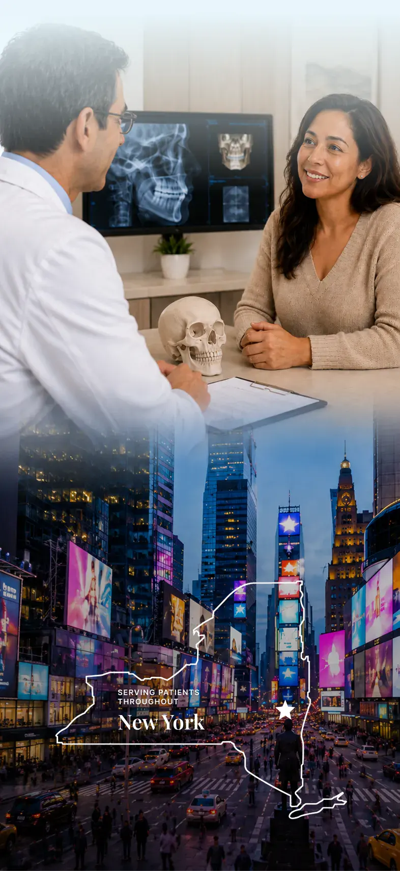 New-York-female-jaw-surgery-patient-consultation-hero-cover-mobile-2 Woman during a jaw surgery consultation in New York