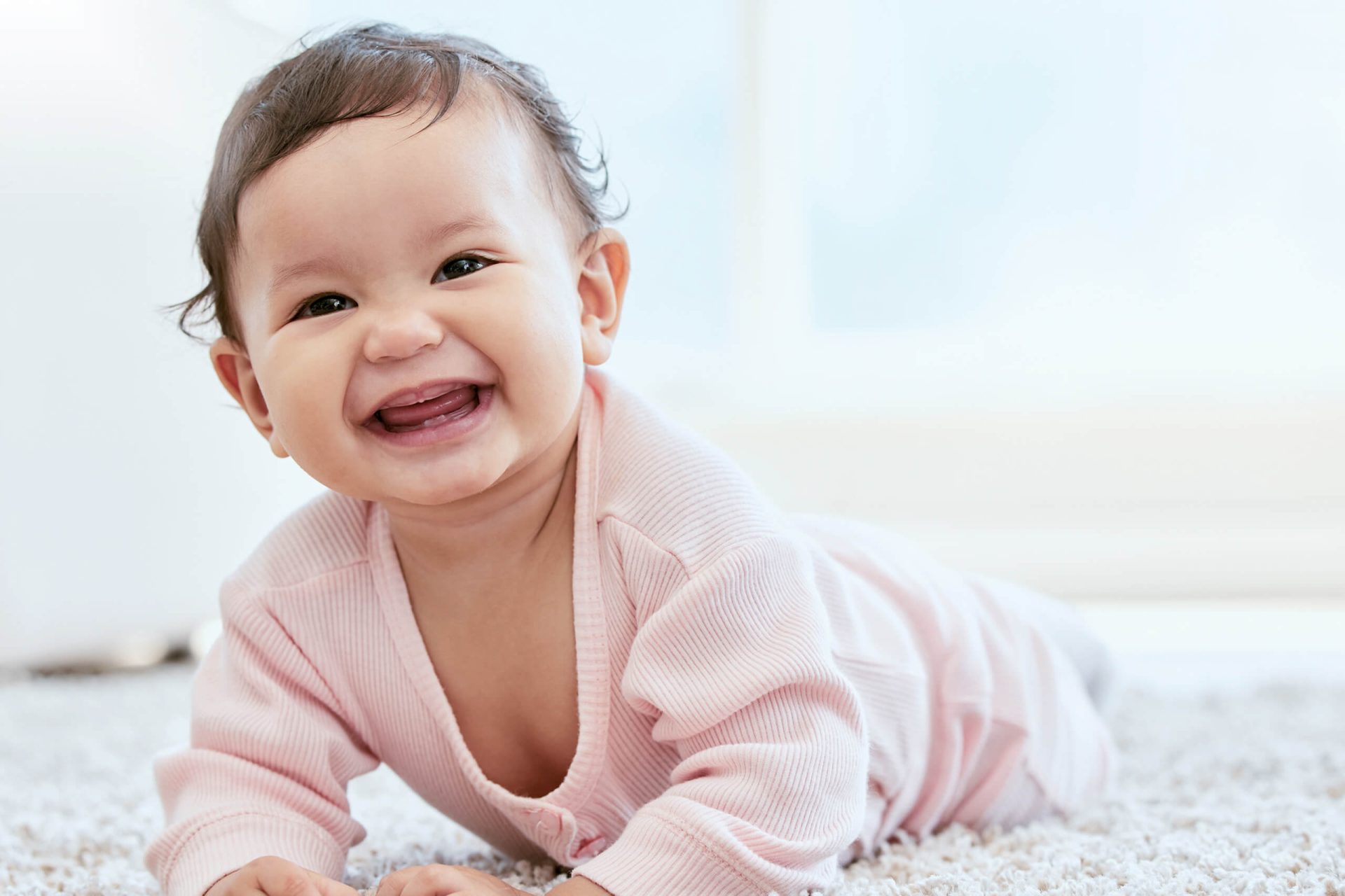 Baby Floor Crawling With Smile Carpet Learning Move Motor