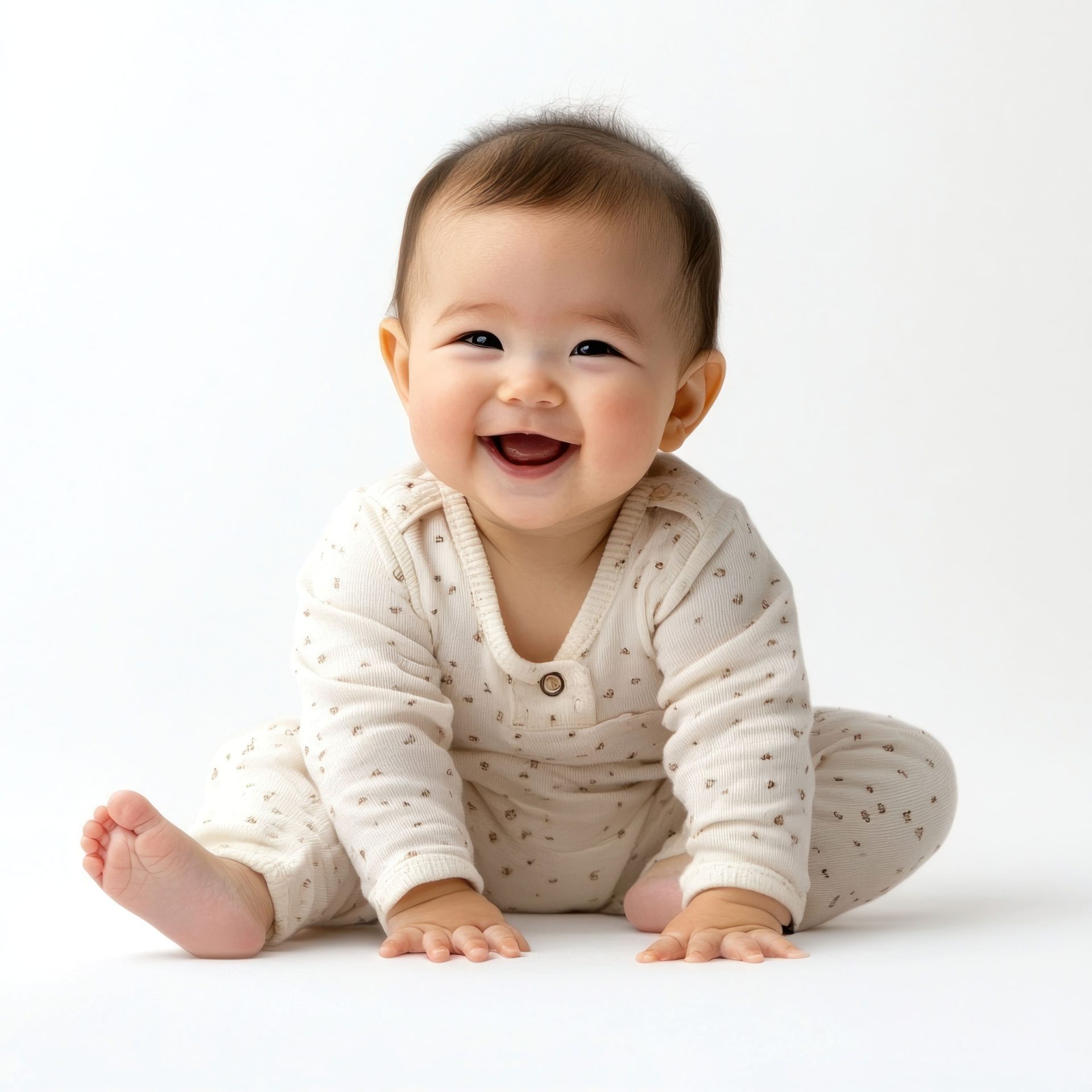 Baby Smiling Portrait
