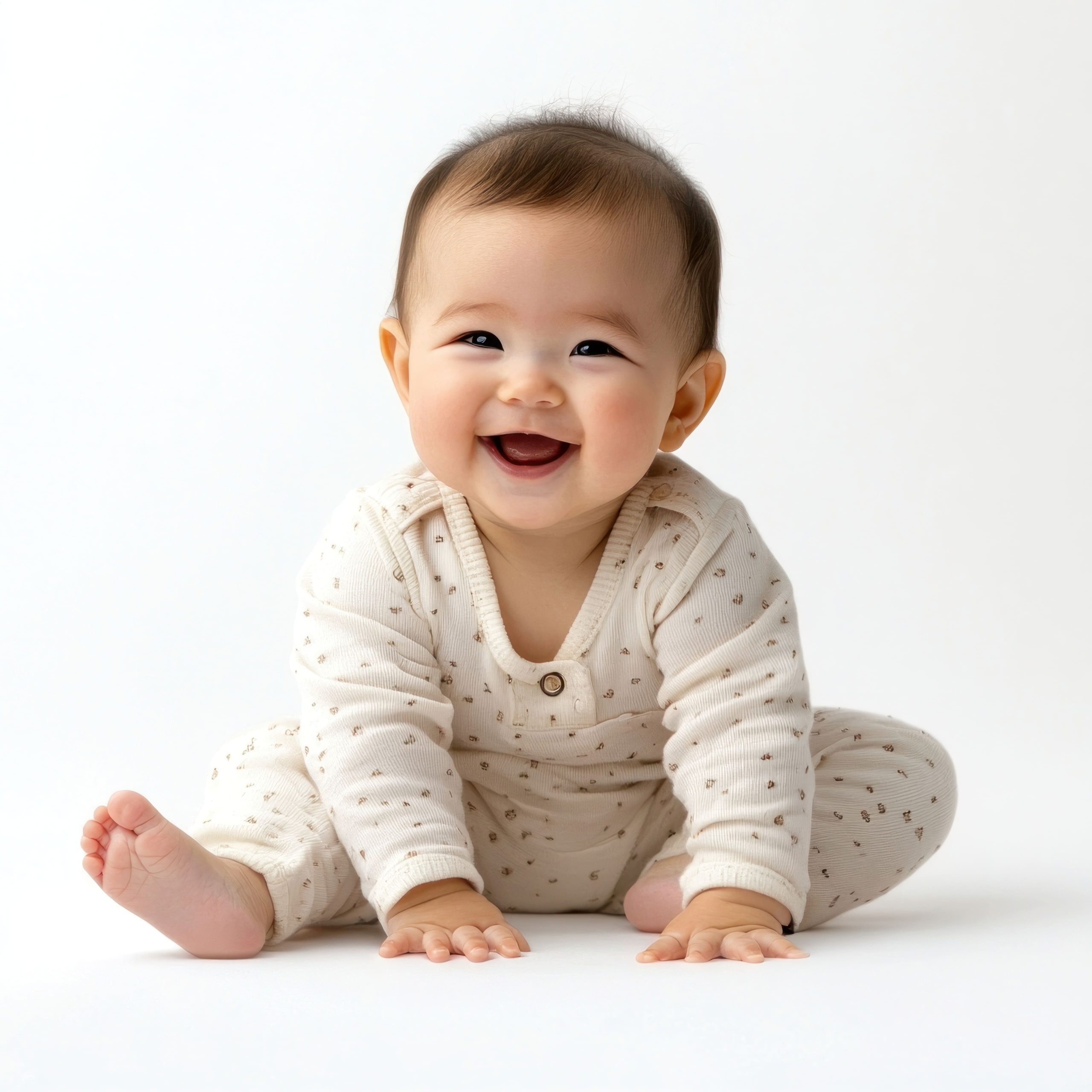 Baby Smiling Portrait
