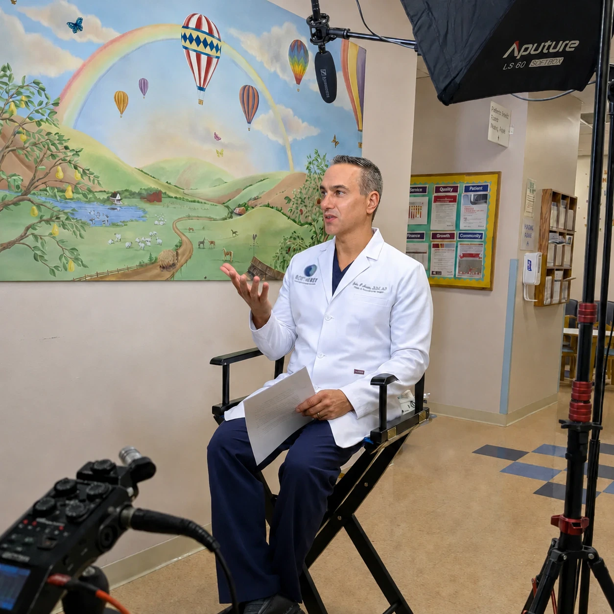 Dr. John Amato, DDS, MD, MBA, during an interview