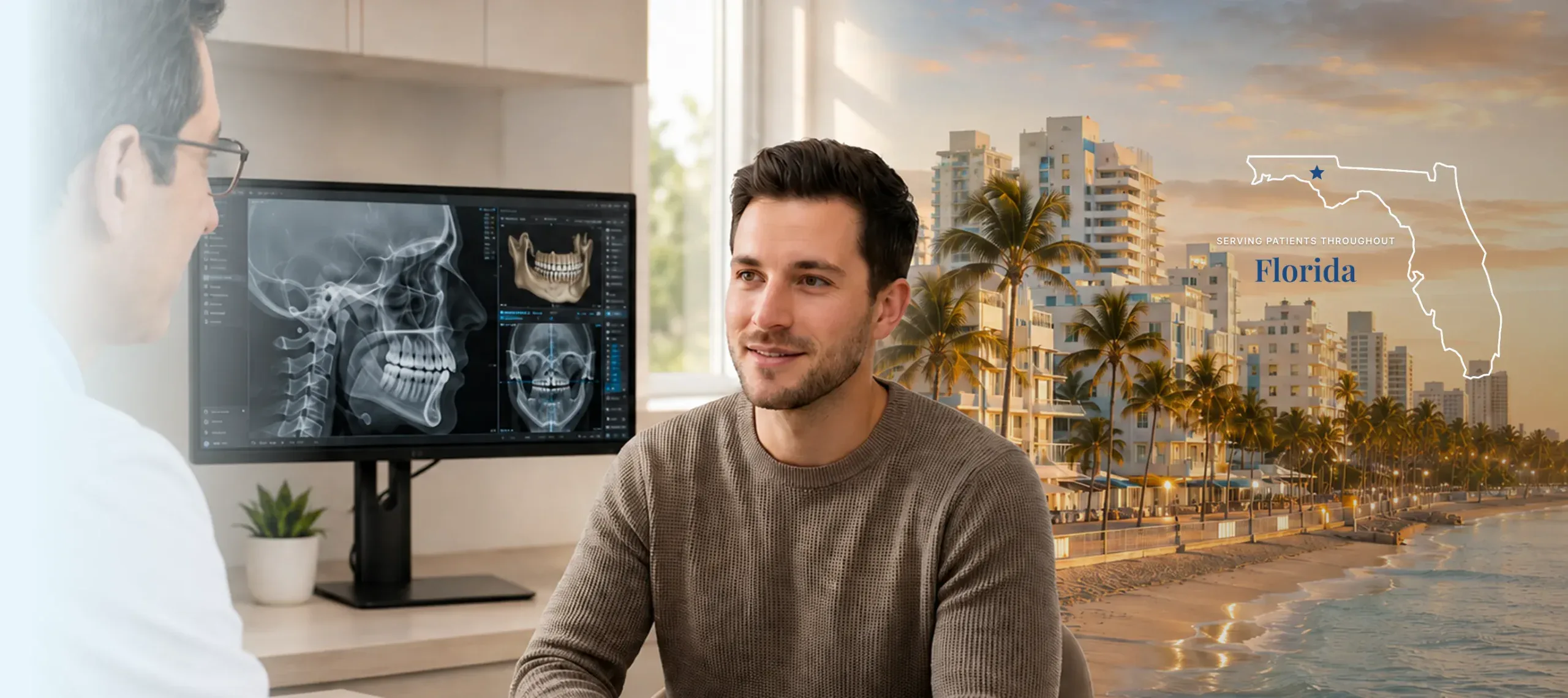 Florida Male Jaw Surgery Patient Consultation Hero Cover Desktop