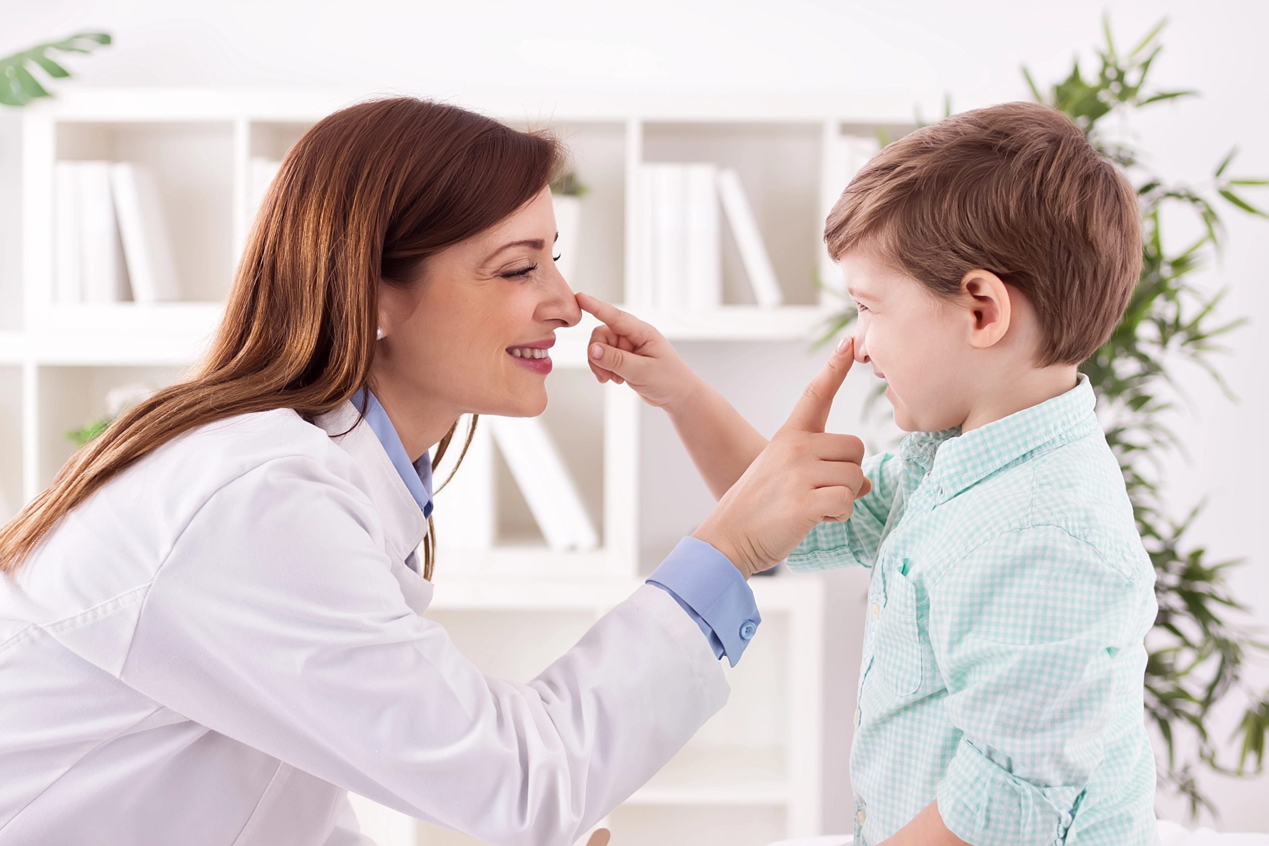 Patient care photo supporting the Bilateral Cleft Lip Repair content.