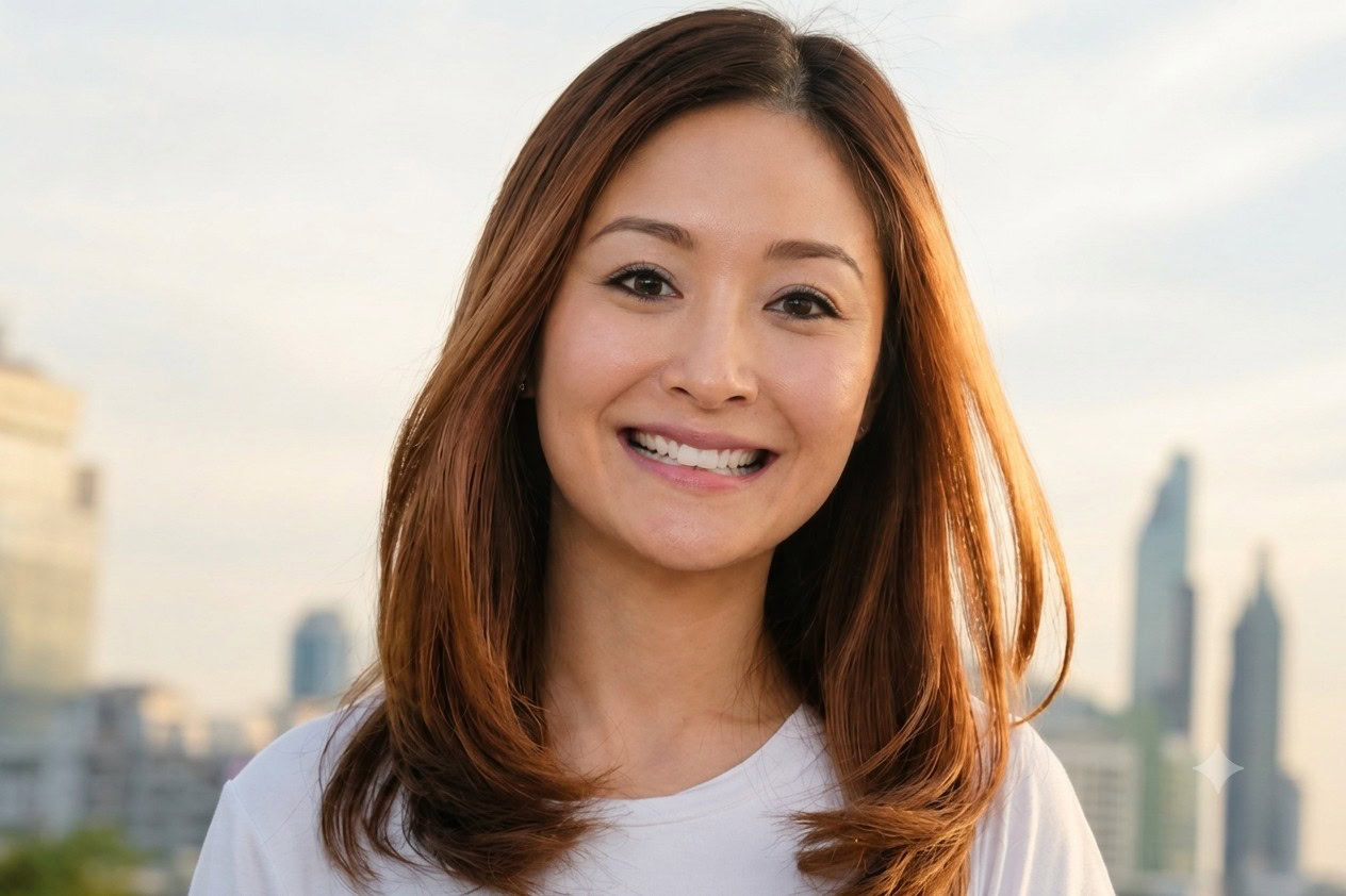 Portrait Of A Woman With Maxillary Transverse Deficiency In Urban Outdoor portrait-of-a-woman-with-maxillary-transverse-deficiency-in-urban-outdoor-2